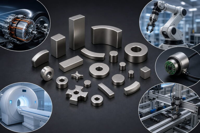 Custom NdFeB Magnet Shapes Typical Applications