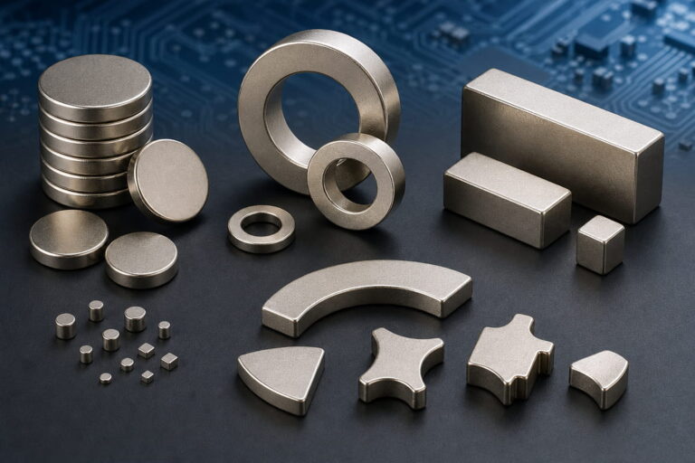 Electronics Magnet Custom Shapes