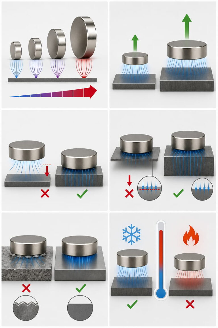 Factors Affecting Neodymium Magnet Pull Force