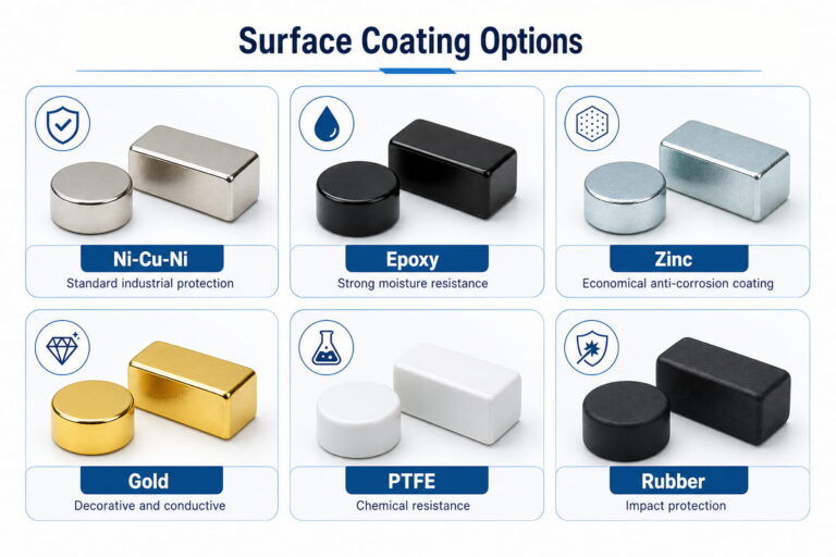 N52 Magnet Surface Coating Options