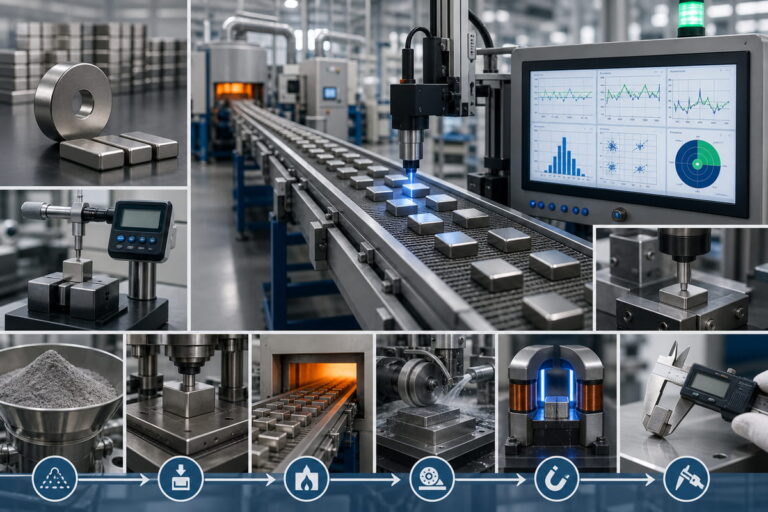 NdFeB Magnet In-Process Manufacturing Control Process Objectives