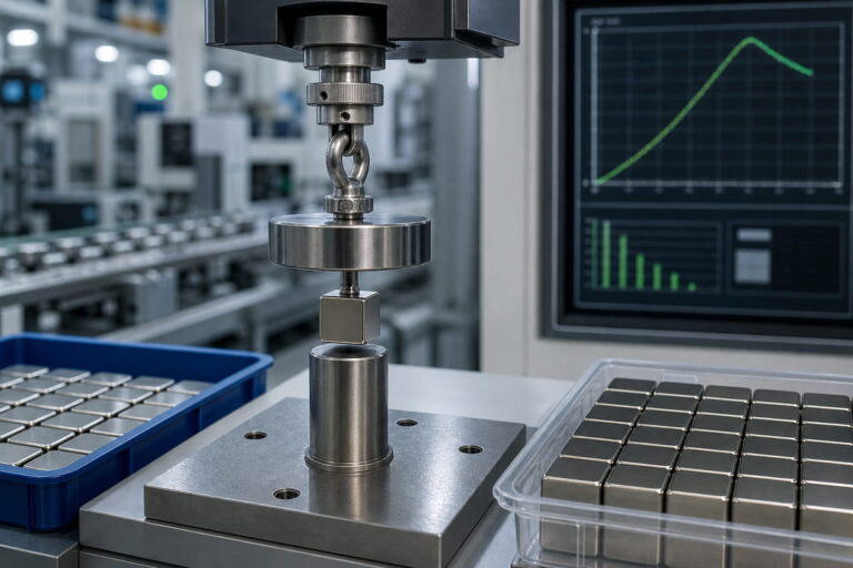 NdFeB Magnet In-Process Manufacturing Pull Force Testing Objectives