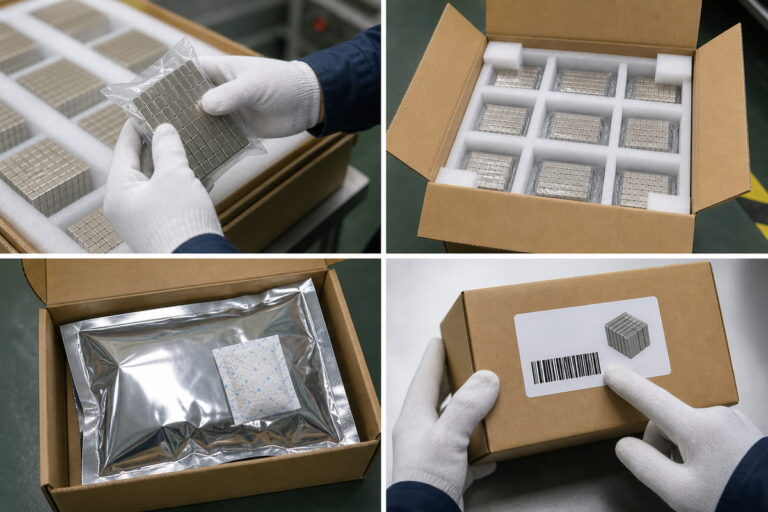 NdFeB Magnet Manufacturing Final Packaging Inspection