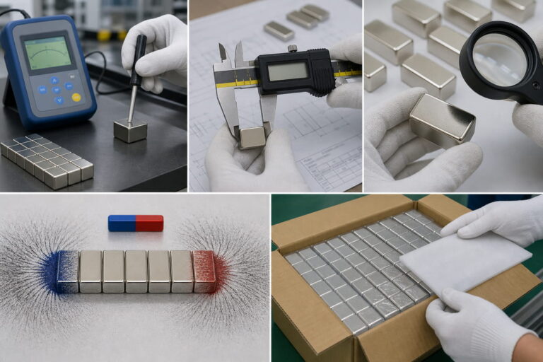 NdFeB Magnet Manufacturing Final Product Inspection Coverage