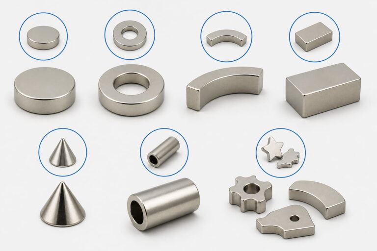 Our Neodymium Magnet Custom Shapes