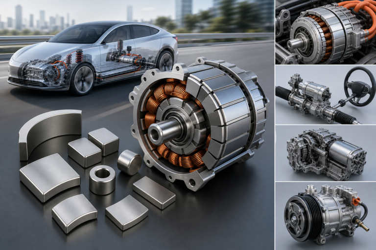 Typical Applications of EV Motor Magnets