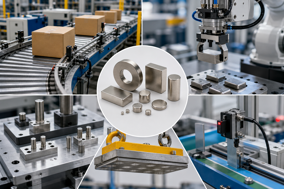 Typical Applications of Industrial Automation Magnets