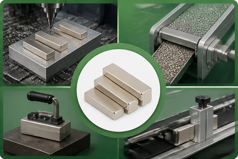 applications of neodymium bar magnets-manufacturing and engineering