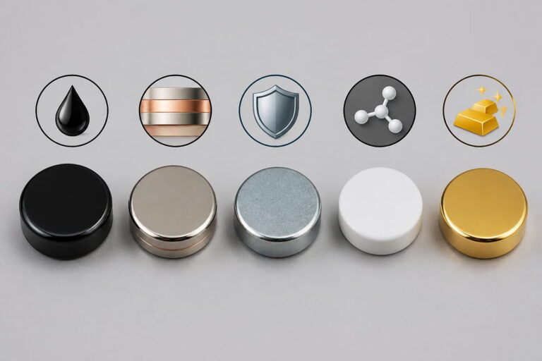 custom neodymium magnet coatings