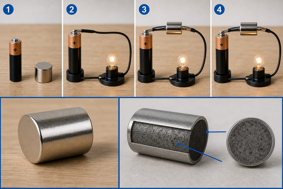 A Real-World Neodymium Magnet Conduction Test You Can Do at Home