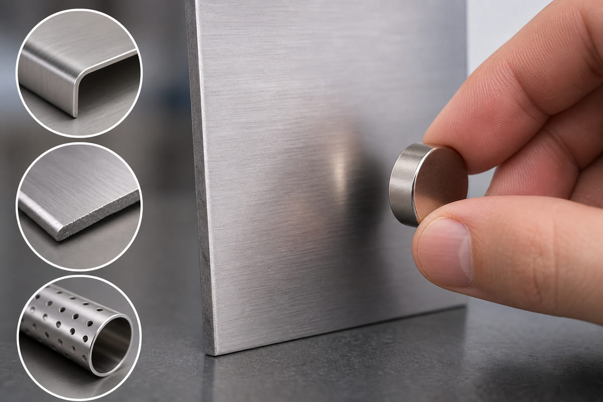 Austenitic stainless steels stick weakly