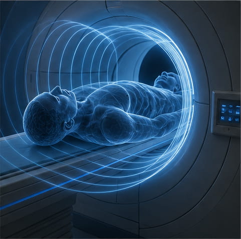 Bar Magnet Interaction for Magnetic Resonance Imaging (MRI)