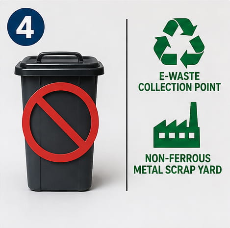 Dispose of them properly