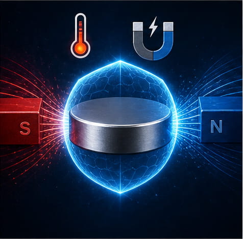 High Coercivity of Neodymium Magnet