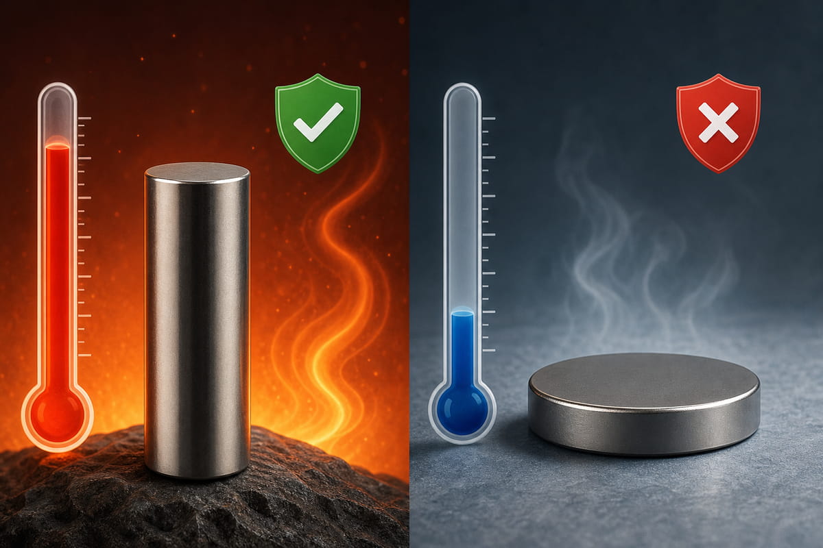 How Shape Affects Maximum Operating Temperature of Neodymium Magnets