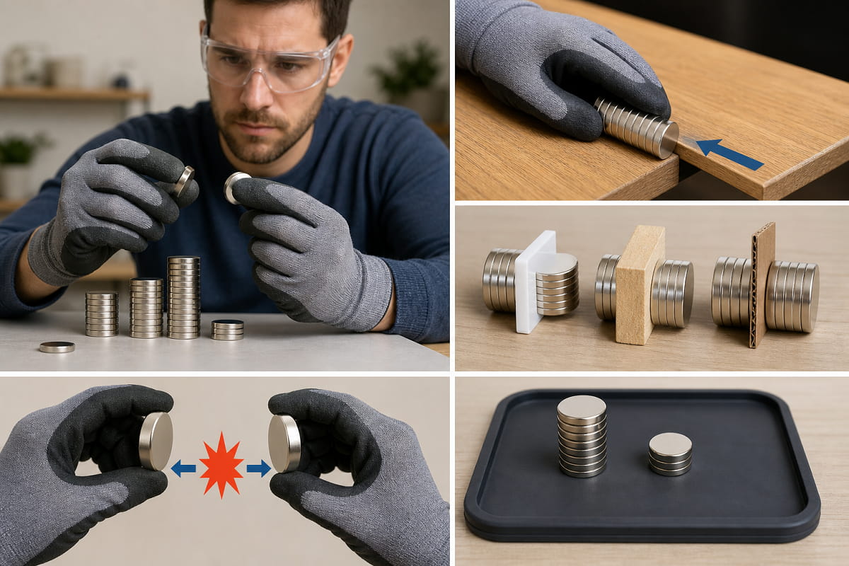 How to Handle Neodymium Magnets Safely