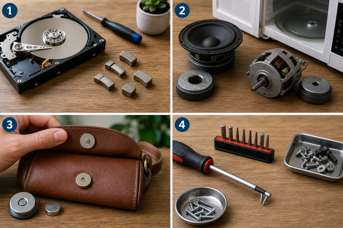 How to Safely Salvage Neodymium Magnets