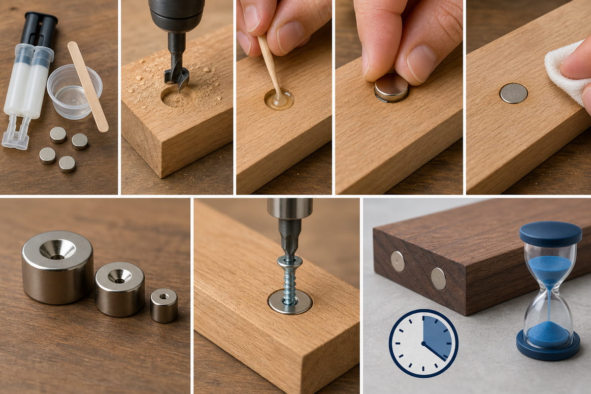 Mounting and Gluing Neodymium Magnets