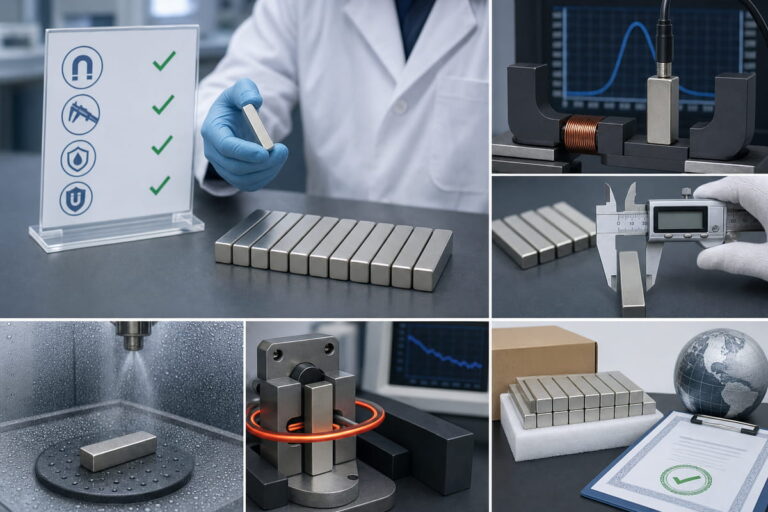 Neodymium Bar Magnets Quality Control