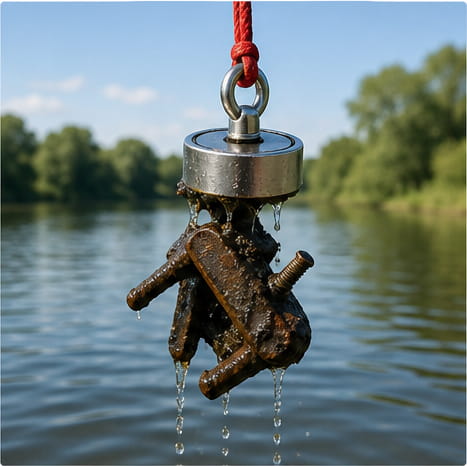 Neodymium Magnets Used for Magnet Fishing