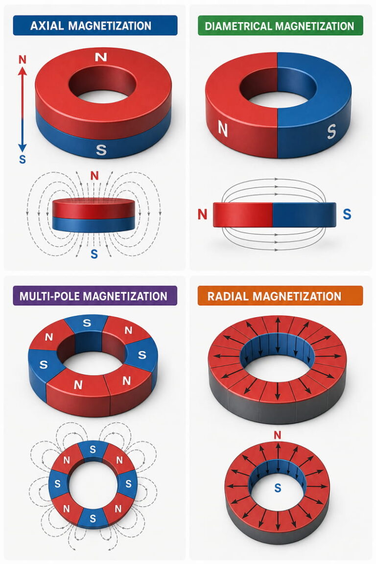 Ring Magnet Magnetization Options