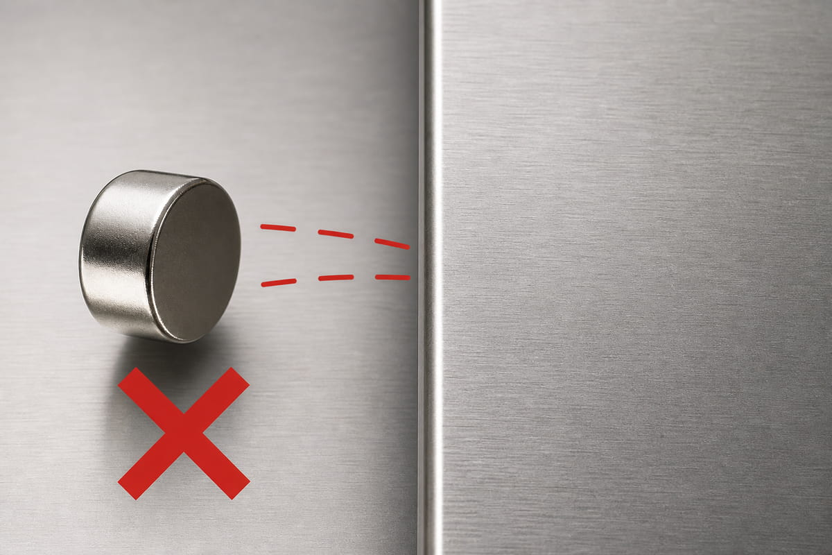 Standard austenitic stainless steels not stick