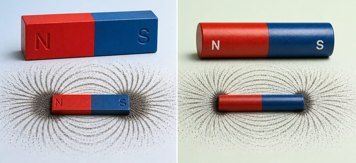 Types of Bar Magnets By Shape