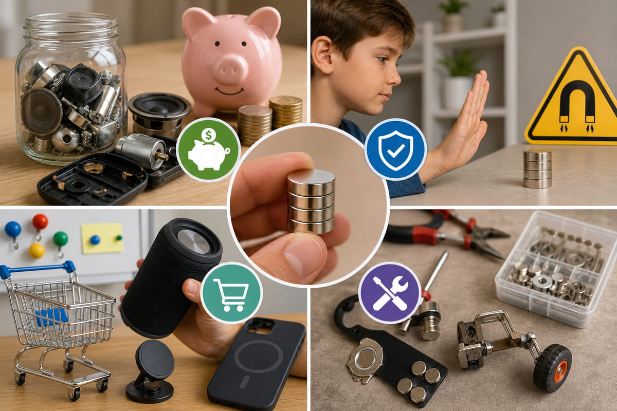 Understanding what household items have neodymium magnets helps you