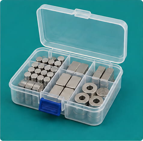 Use Storage Containers to Store Neodymium Magnets