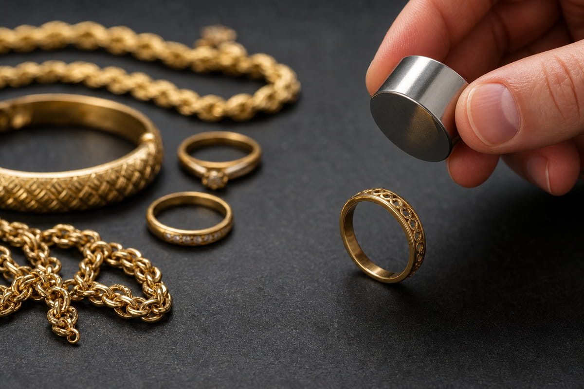 Using a Magnet to Test Gold