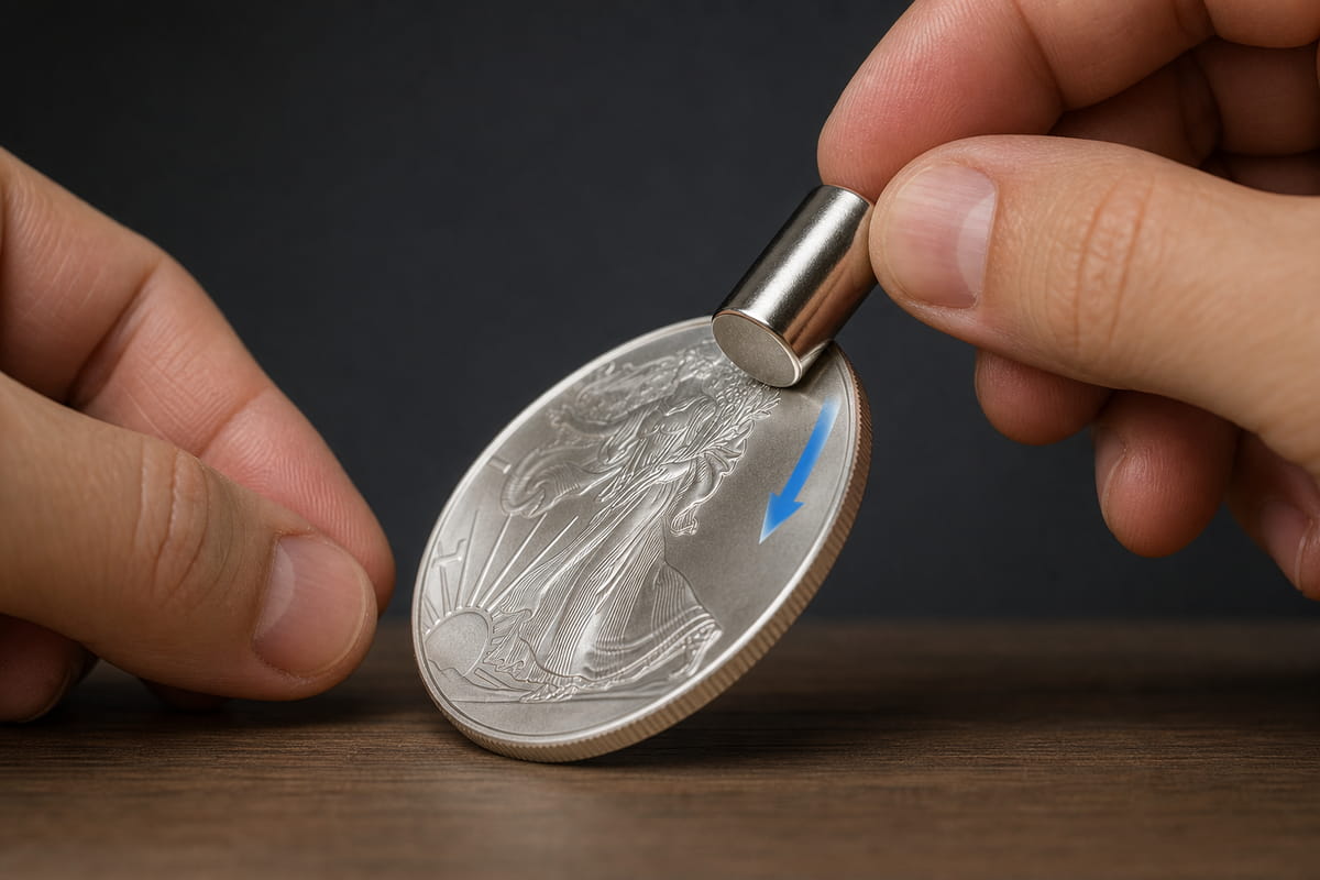 Using a Magnet to Test Silver
