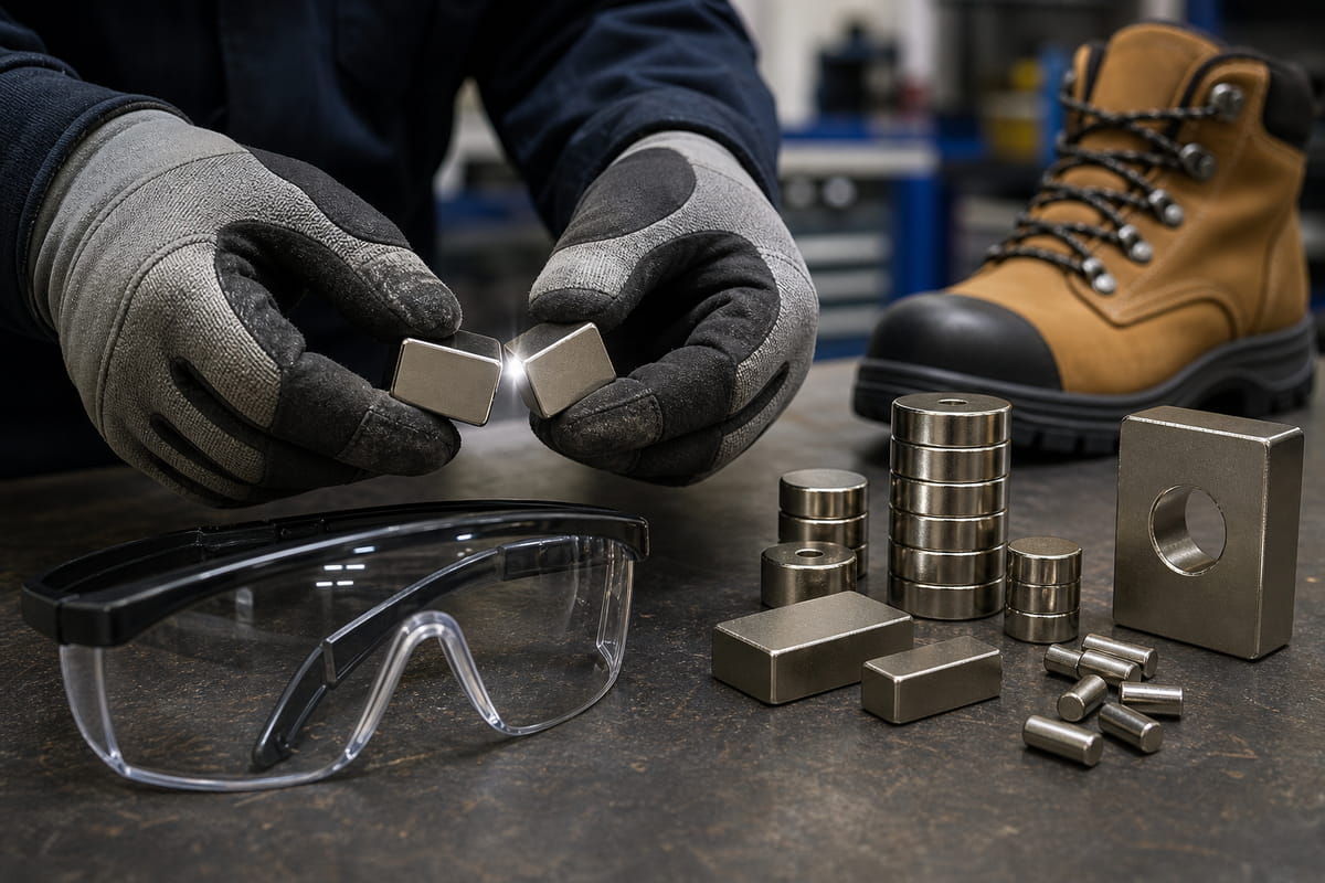What to Wear when Handling Neodymium Magnets