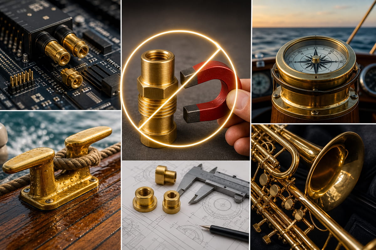 Why Brass Being Non-Magnetic Actually Matters