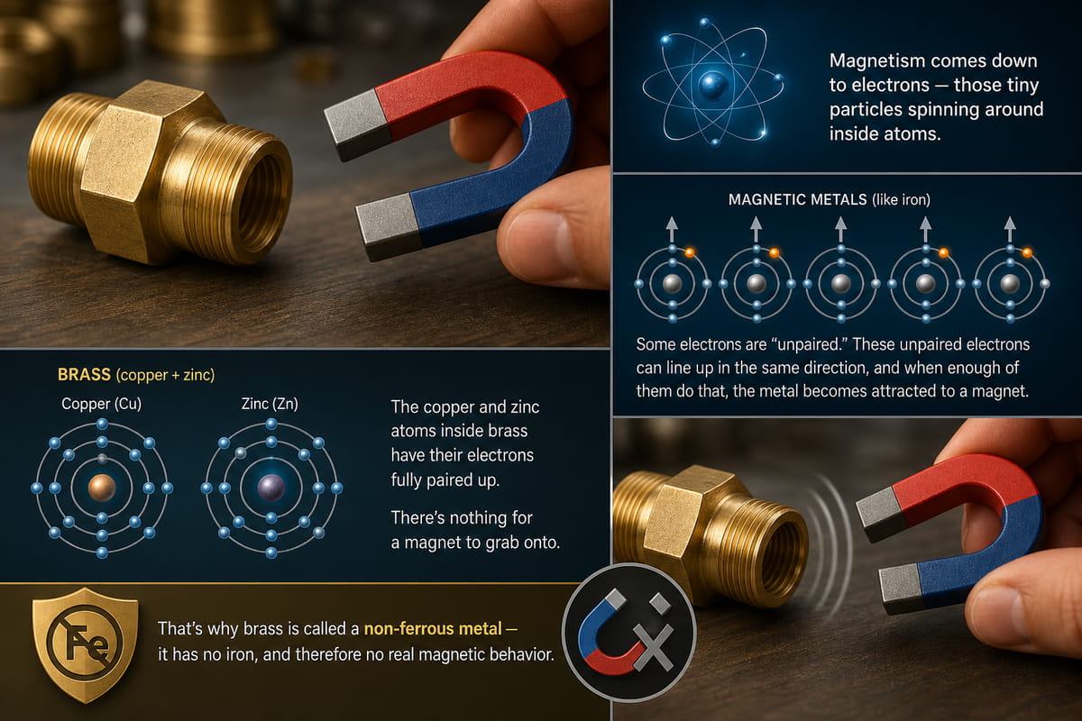 Why Brass Isn't Magnetic