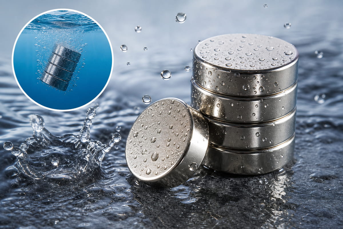 are neodymium magnets waterproof