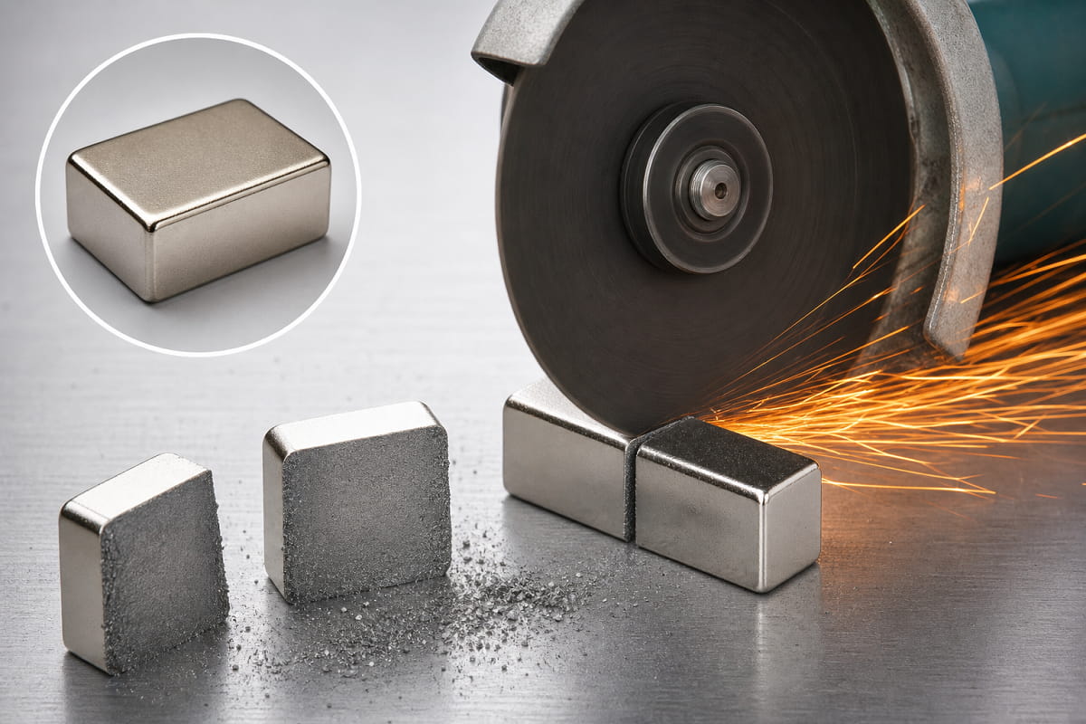 can you cut a neodymium magnet