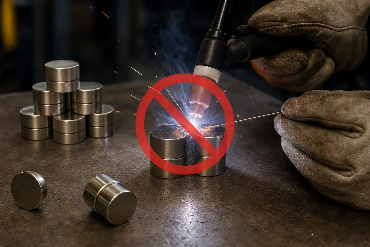 can you weld neodymium magnets