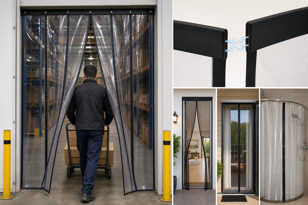 Bar Magnets Used for Magnetic Curtains and Drapes