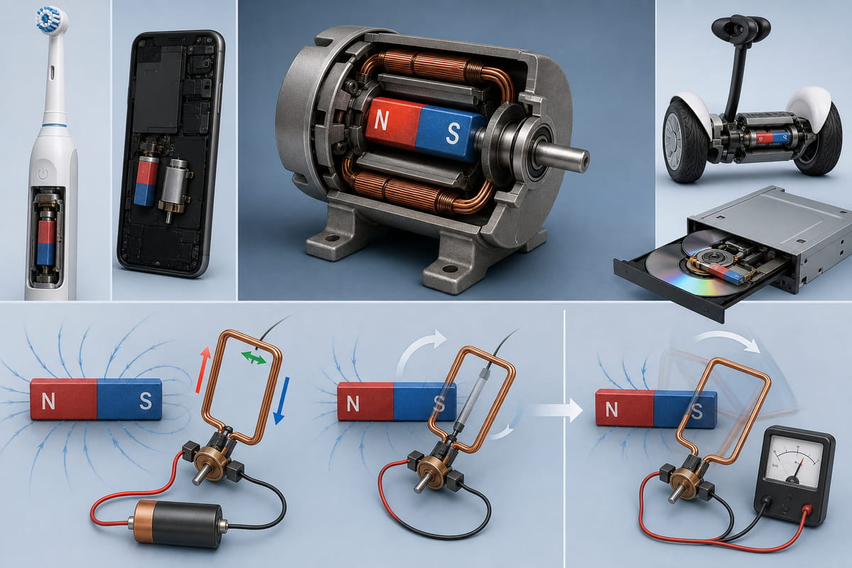 Bar Magnets Used for Motors and Generators