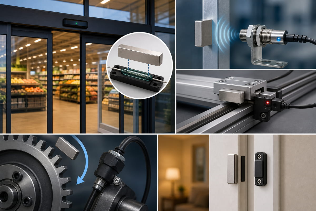 Bar Magnets Used for Sensors and Switches