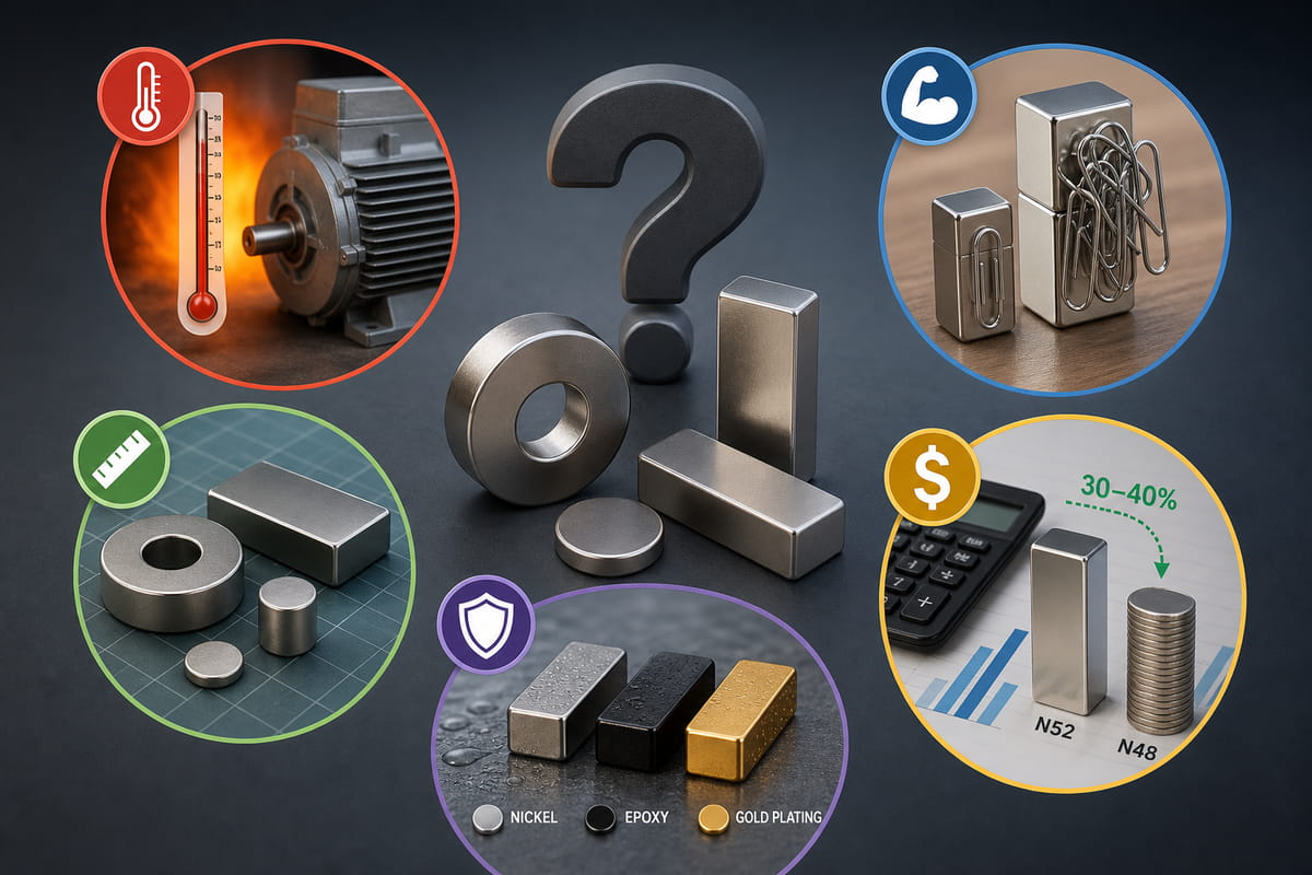 Factors to Consider Before Choosing N52 Magnets