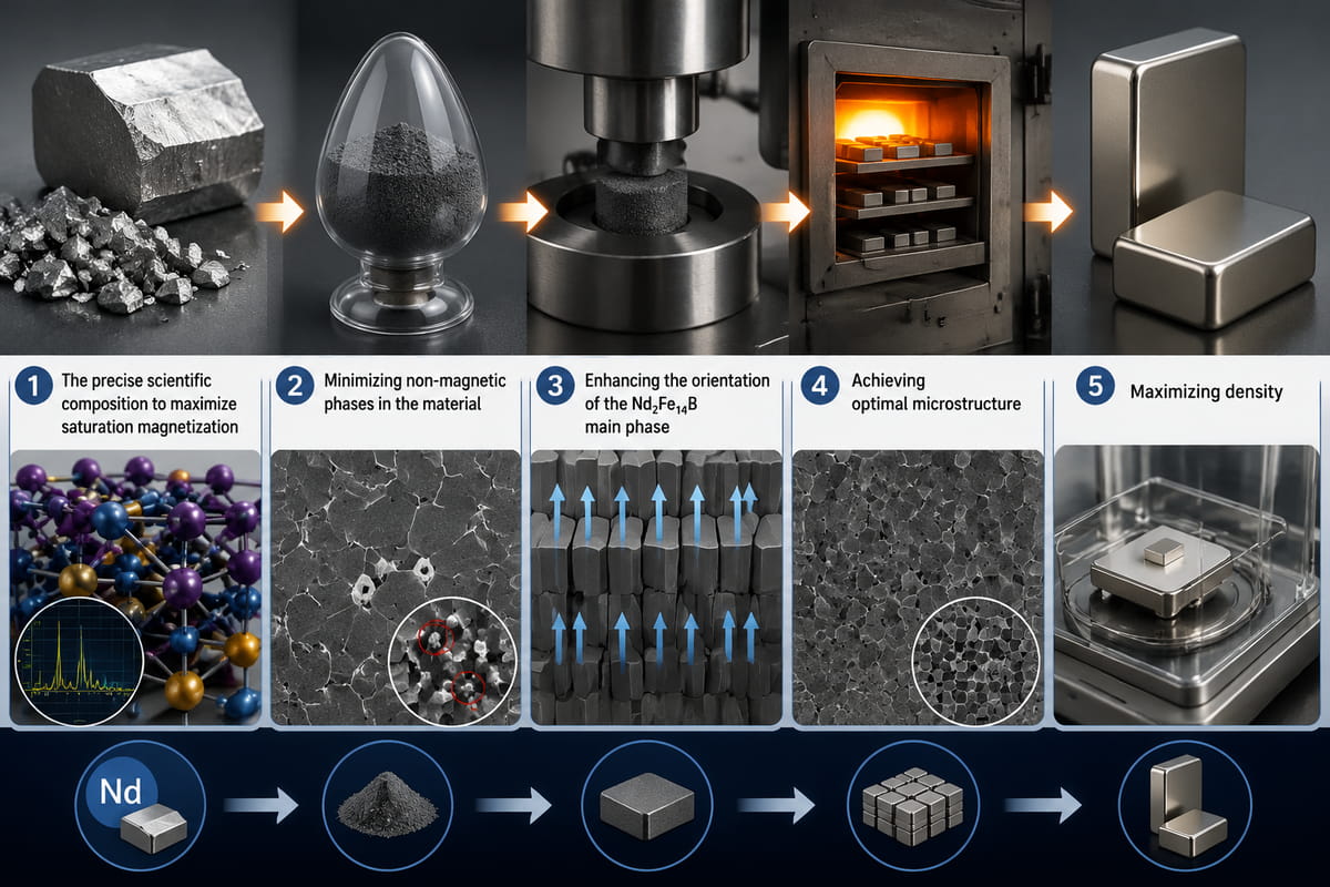 How Are N55 Magnets Made