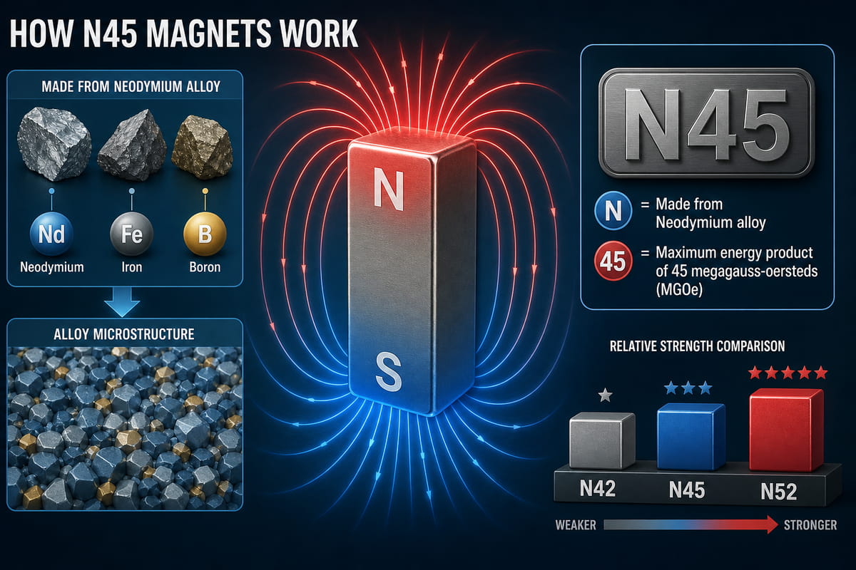 How N45 Magnets Work