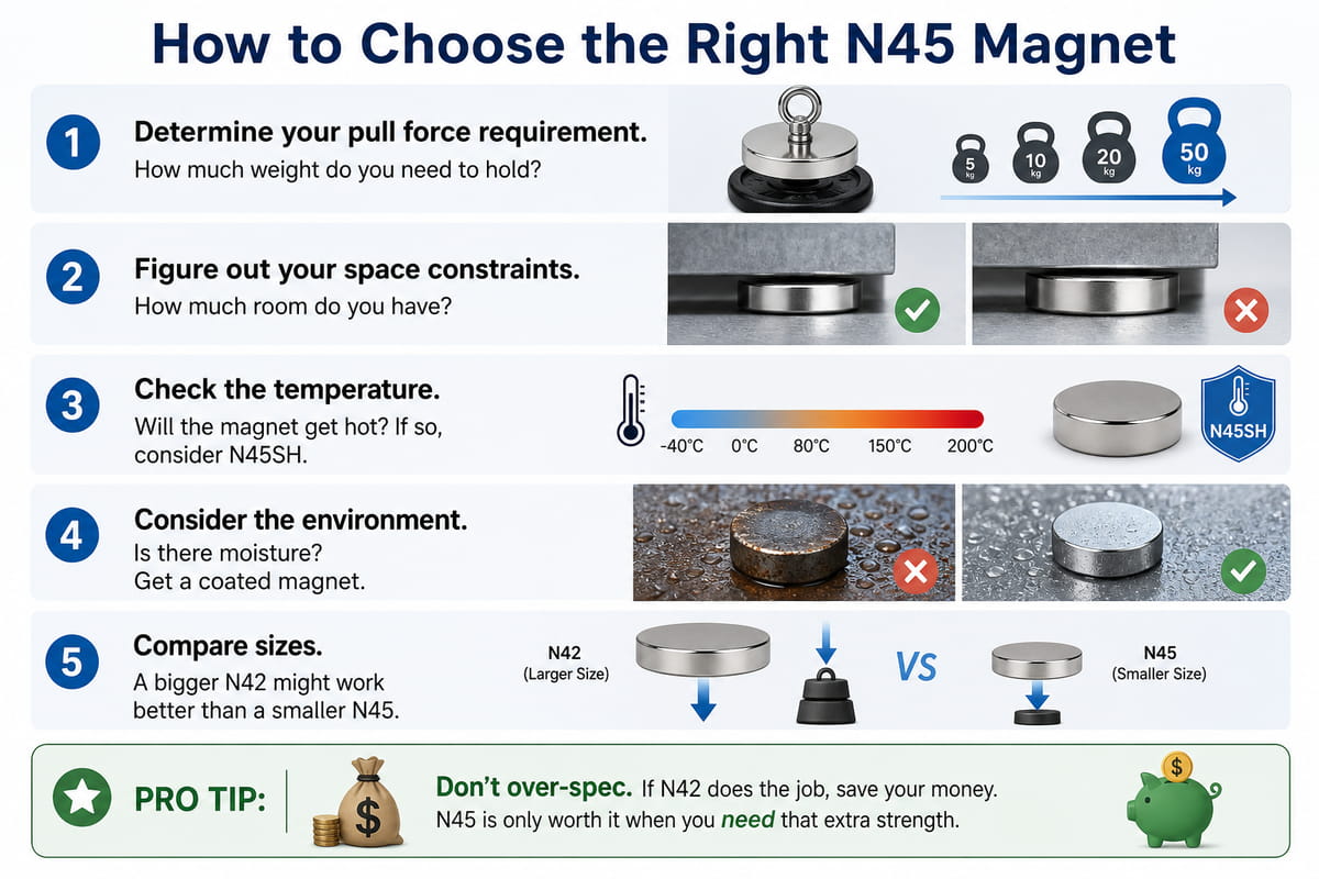 How to Choose the Right N45 Magnet