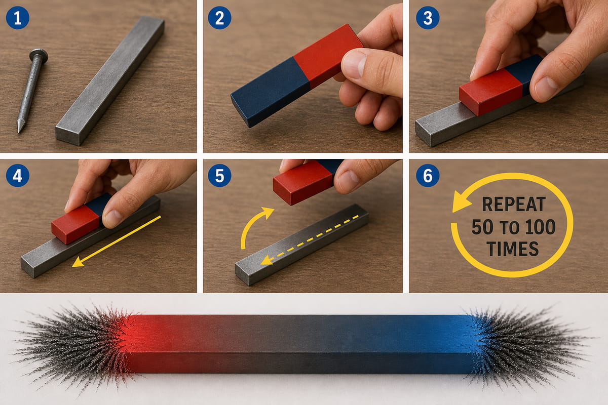 How to Make a Simple Bar Magnet at Home