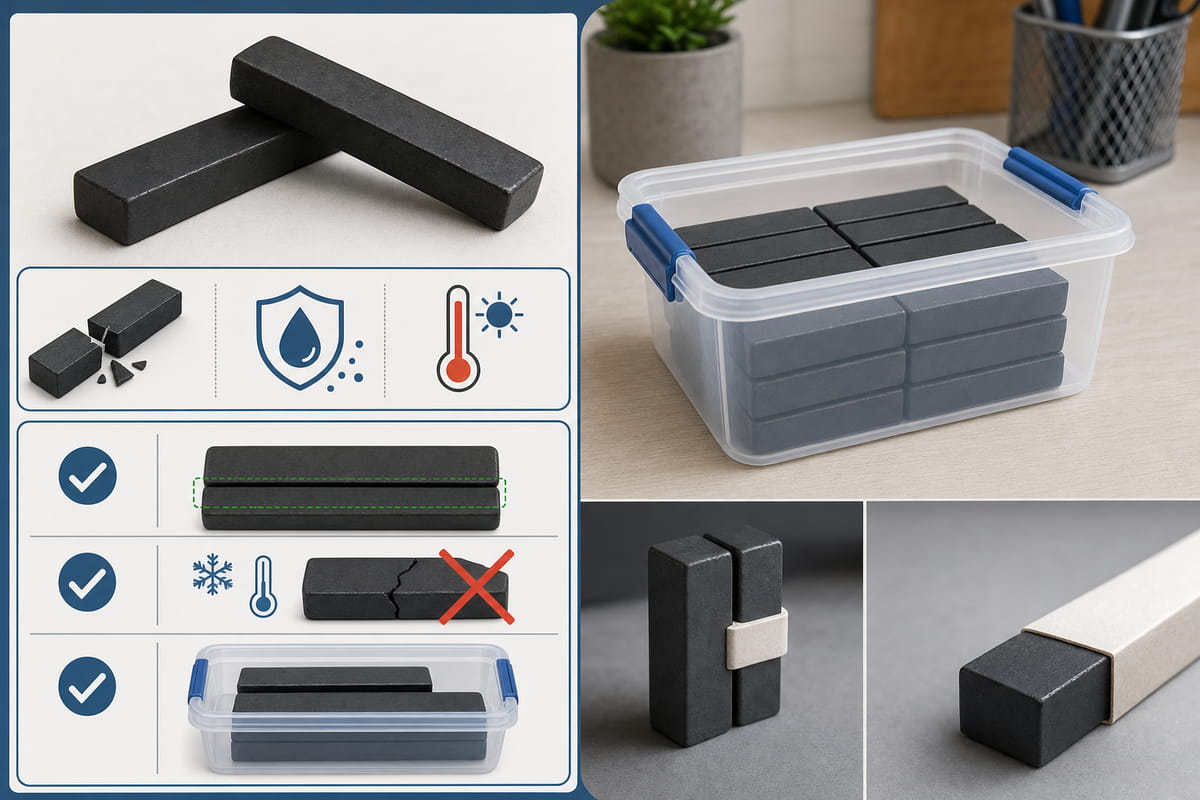 How to Store Ferrite (Ceramic) Bar Magnets