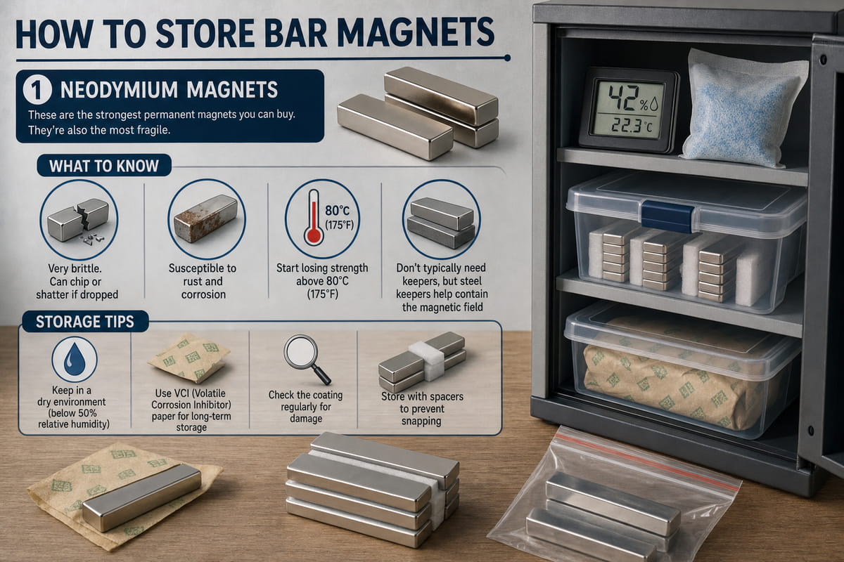 How to Store Neodymium Bar Magnets