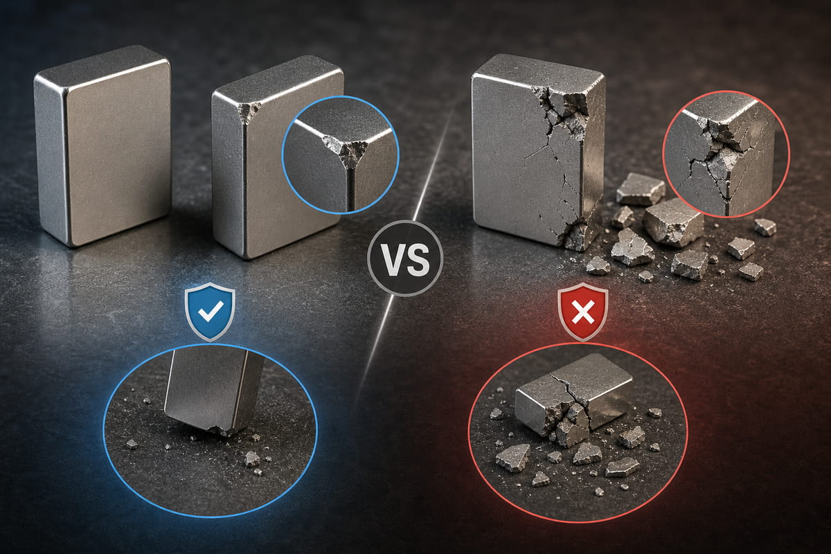 N35 vs N52 Magnets Durability and Brittleness