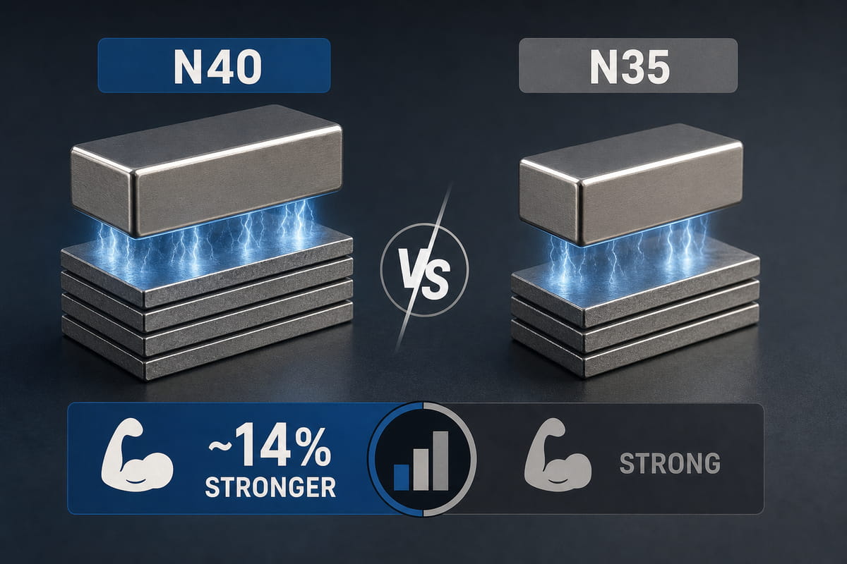N40 vs N35 magnet simple comparison