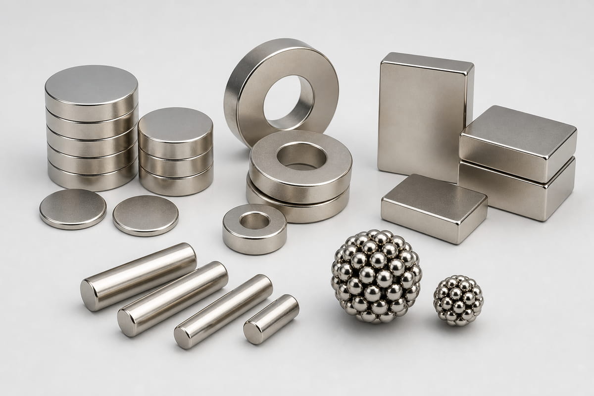 N45 Magnet Shapes and Sizes